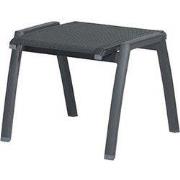 Gala voetenbank - carbon black - antraciet