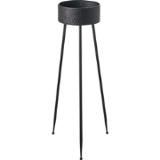 LEIKA - Plantenbak - Zwart - 33 cm - IJzer