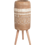 DRYOPTERIS - Bloempot - Lichtbruin - Magnesium