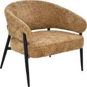 Livingfurn Fauteuil Dilan Venga Cognac