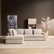 Starfurn MySofa Jesse | Ottomane Links + 2,5 zits | Beige