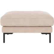 Corwin gestoffeerde hocker beige - 84 x 45 cm