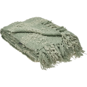 VELLA - Plaid - Groen - 150 x 200 cm - Polyester