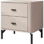 Meubella - Sorello - Nachtkastje - Beige - 52x40x56 cm