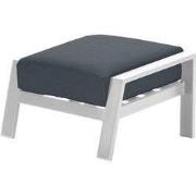 Garden Impressions Lincoln voetenbank - mat wit - reflex black