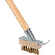 Onkruidborstel met houder 160cm steel