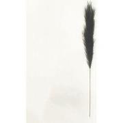 Pampas gras 130 cm Zwart kunstplant