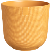 Jazz rond 23 amber geel bloempot