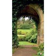 Doorkijk tuin 70x130cm Tuinschilderij