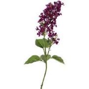 Seringentak m. 2 bloemtrossen paars kunstbloem zijde nepbloem