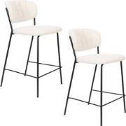 Housecraft Living Jolien Kruk Zwart/Bouclé - Set van 2