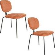 Housecraft Living Bouton Eetkamerstoelen Terra - Set van 2