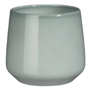 Amber pot rond l.grijs h14xd15,5cm