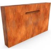 Cascadi Cortenstaal Watervalelement (naast vijver) Lengte: 1000 Breedt...