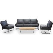 Zita loungeset 4 delig rvs