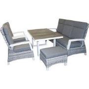 Rovereto Sofa Lounge diningset 5 persoons