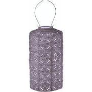 Cylinder 18 Mandela Mauve Purple Solar lampion