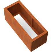 Artesa Rechthoekige plantenbak cortenstaal L100 x B40 x H40 cm zonder ...
