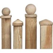 Paalornament Bol/plaat 8,0 cm Tuindeco