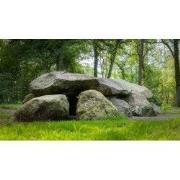 Tuinschilderij hunebed 130x70cm