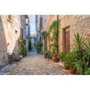 Tuinschilderij italiaans dorp 70x50