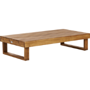 MARETTIMO - Salontafel - Lichthout - 110 x 60 cm - Acaciahout