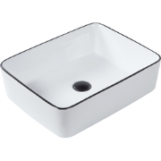 XERT - Wastafel - Wit - 49 x 38 cm - Keramiek