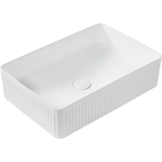 GELDO - Wastafel - Wit - 50 x 34 cm - Keramiek