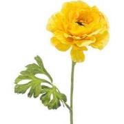 Kunstbloem ranonkel geel, 61 cm