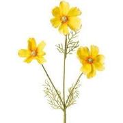 Bladtak l75 cm geel kunstbloem zijde nepbloem