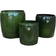 Pot met rand Groen S 20x21cm