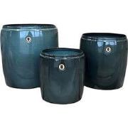 Pot met rand Grijs S 20x21cm