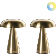 KULFO - Tafellamp set van 2 - Goud - IJzer