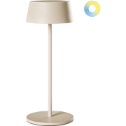 GUDER - Tafellamp - Beige - IJzer