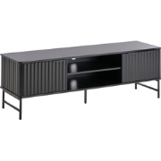 GLASTONBURY - TV-meubel - Zwart - 140 x 40 cm - MDF