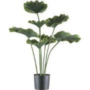 Kopu kunstplant, palmblad, 100 cm in pot - Groen