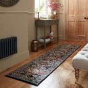 Loper Laagpolig vloerkleed Gillingham- Klassiek - Blauw - 60 x 230 cm