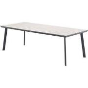 Vigo tafel - 230x100 cm - carbon black -light teak Vironwood