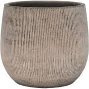HS Potterie Bloempot Miami Grijs Bruin - H36