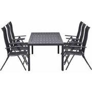 Garden Impressions Santos tuinset 7-delig - Kasper tuintafel 220x93 cm...