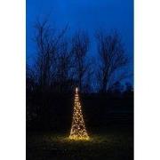 Tree With Star On Pole diameter70X200 cm 236 Led Classic Warm