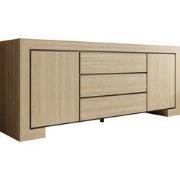 Meubella - Cayuga - Dressoir - Eiken - 225x48x90 cm