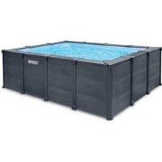 Graphite gray panel pool set 4m x 3m x 1,24m I