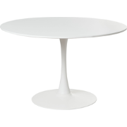 BOCA  - Ronde eettafel - Wit - 120 cm - MDF