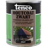 Houtcoat waterbasis zwart 1l verf/beits