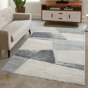 Tapijtenloods Bonito Trendy 3D Laagpolig Vloerkleed Tapijt Grijs- 120x...