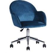 Bureaustoel met wieltjes en armleuningen - CHIOZZA