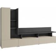 Meubella - Wandmeubel Sekai - Beige - 270 cm