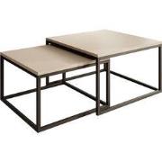 Meubella - Salontafel Styler  - Beige - set van 2