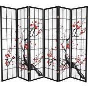 Fine Asianliving Japanse Kamerscherm B270xH180cm 6 Panelen Shoji